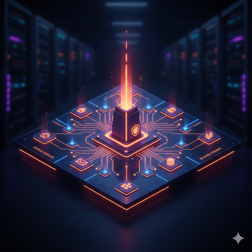 AI Dashboard Illustration